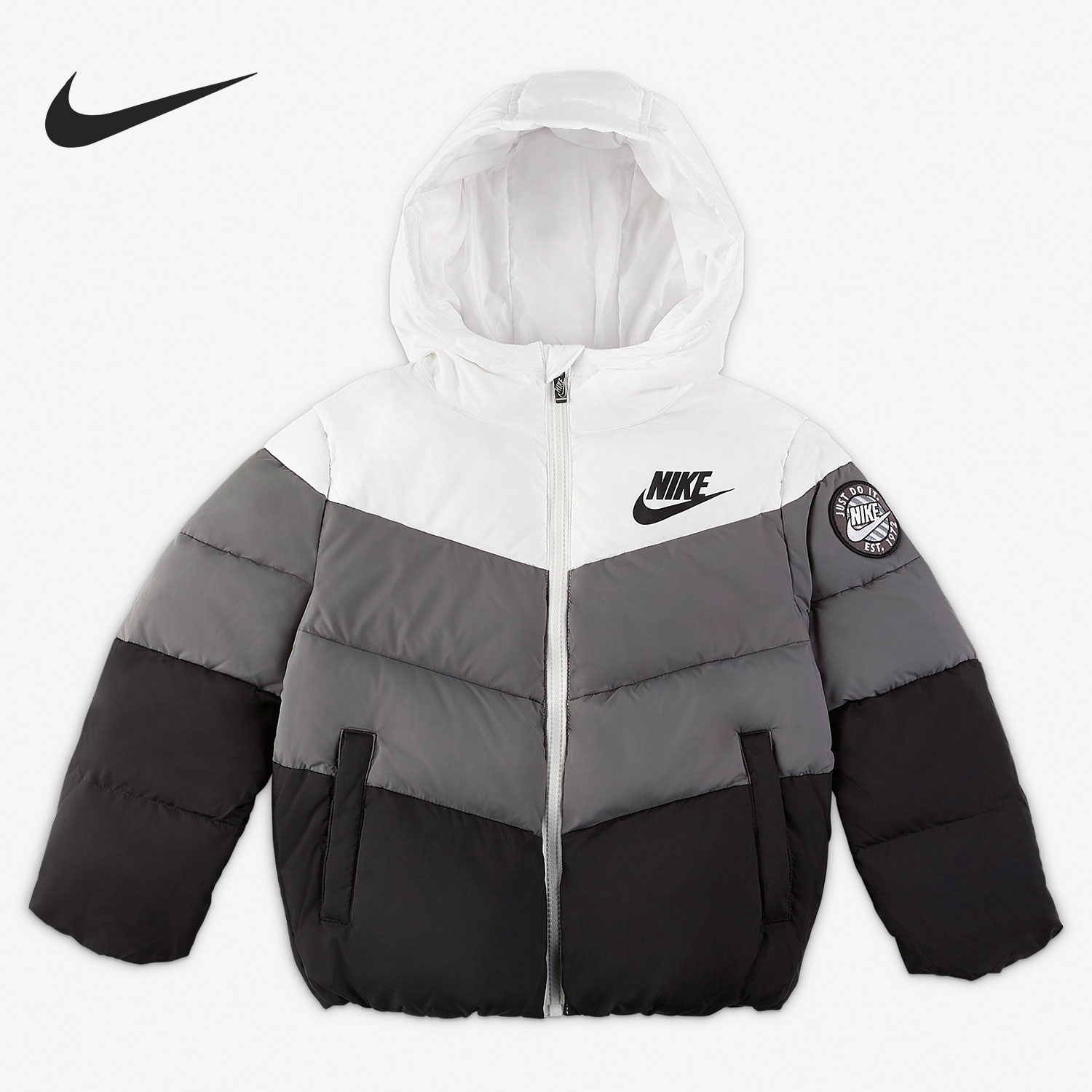 耐克小童连帽运动羽绒服