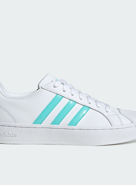 Adidas/阿迪达斯正品STREETCHECK男女运动休闲低帮板鞋IE3535