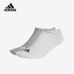 新款 Adidas 春季 IC1328 阿迪达斯官方正品 男女透气运动短袜两双装