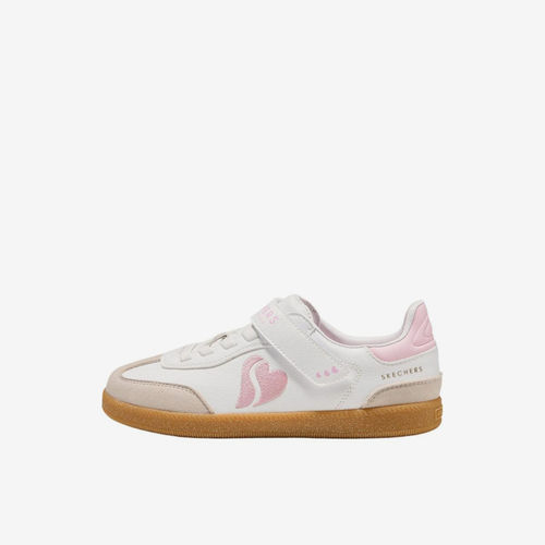 Skechers斯凯奇正品STREET GIRLS女童魔术贴防滑板鞋310583L-WPK