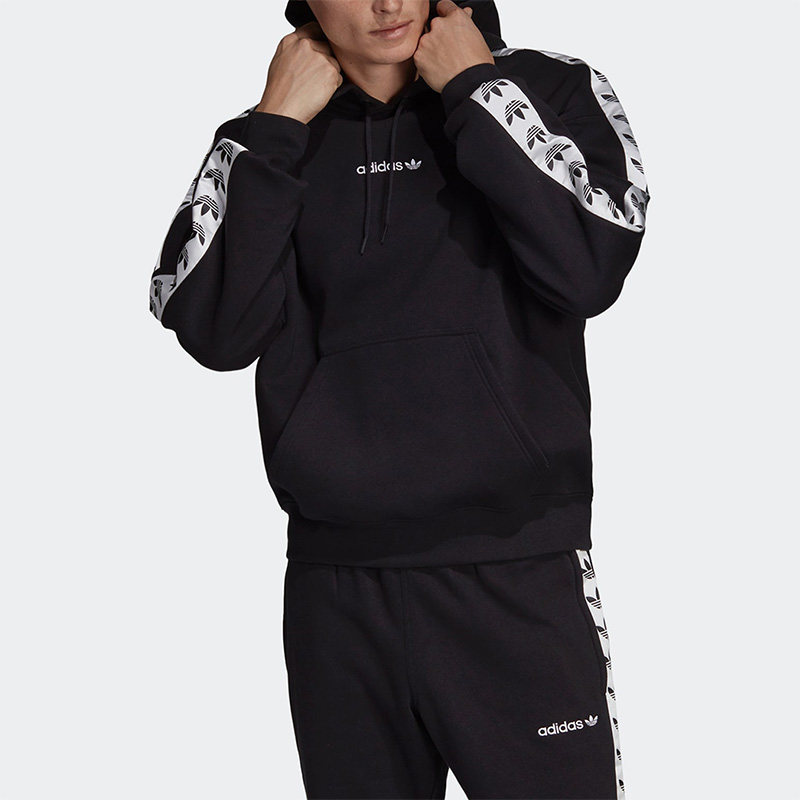 Adidas/阿迪达斯正品三叶草新款男子运动连帽针织卫衣DX1301