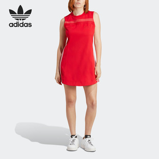 三叶草春新款 女子运动无袖 阿迪达斯官方正品 Adidas 连衣裙HR3420