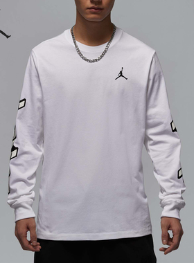 Nike/耐克正品JORDAN男士透气休闲宽松运动训练长袖FN5977-100