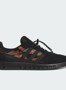 Adidas/阿迪达斯正品三叶草HANDBALTOP新款经典黑橙色板鞋JR7105