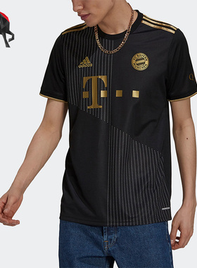 Adidas/阿迪达斯正品拜仁客场球迷版男子足球运动球衣GM5317