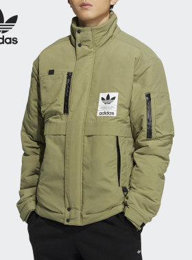 Adidas/阿迪达斯官方正品 Padded Jacket 三叶草男子棉衣 H66012