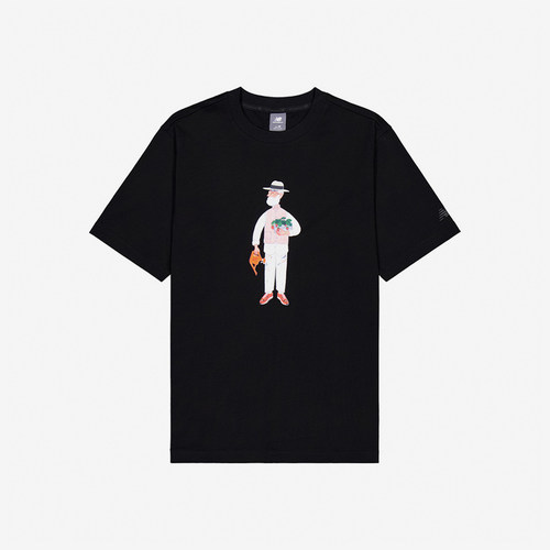 New Balance/NB正品夏季新款男女经典休闲透气短袖T恤NEE28083-BK