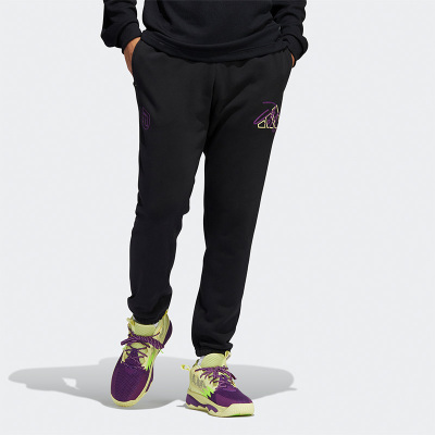 休闲阿迪达斯男子运动裤