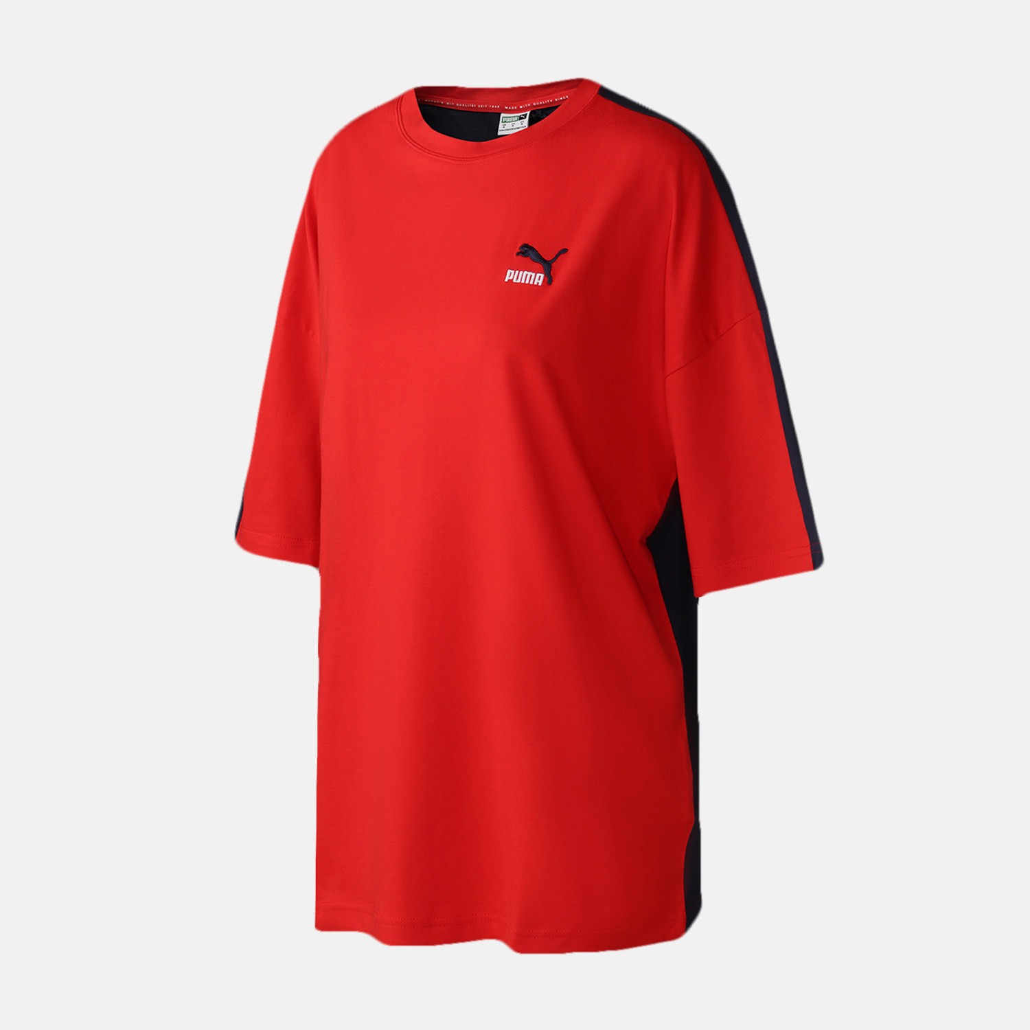 PUMA/彪马正品女装短袖夏季新款运动服休闲上衣长款T恤598529