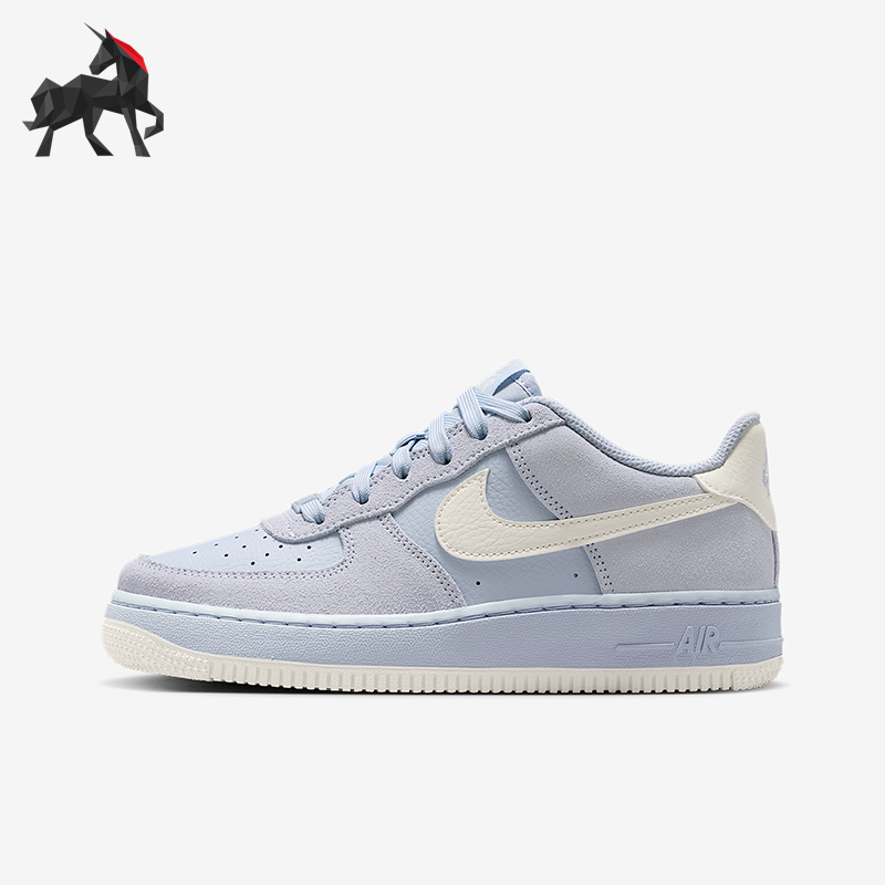 Nike/耐克正品Air Force 1 GS女子大童轻便休闲运动鞋HV4760-002