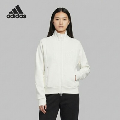 Adidas/阿迪达斯正品2025秋季款女士立领运动宽松外套KF2541