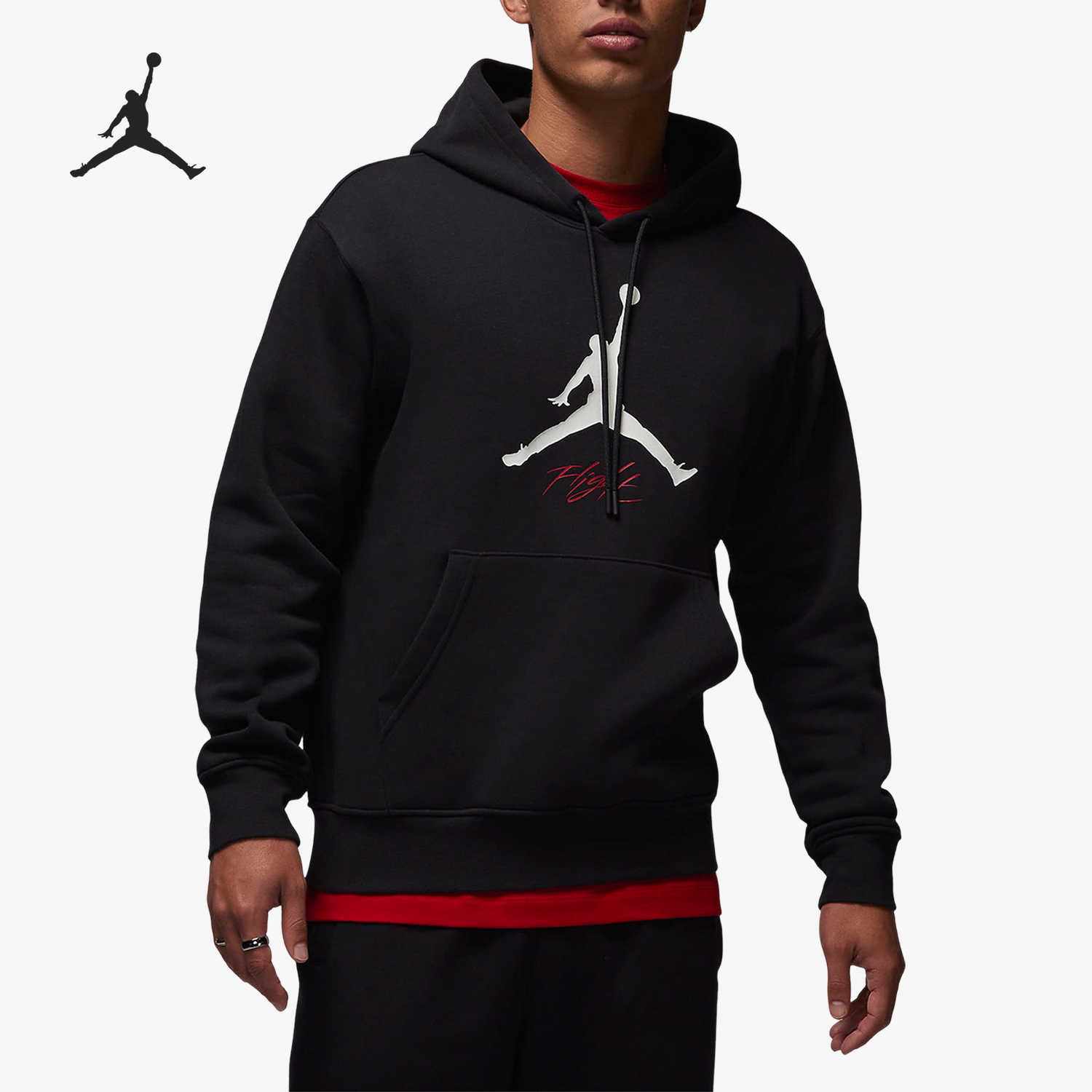 Nike/耐克正品JORDAN男士logo印花加绒运动卫衣FD7546-010