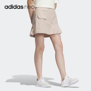 阿迪达斯官方正品 女子休闲运动半身裙 春季 时尚 IK6082 新款 Adidas