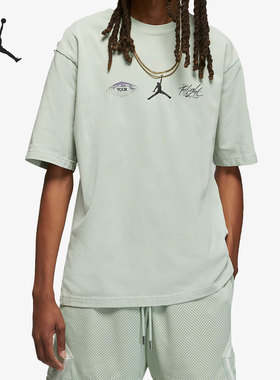 Nike/耐克正品当季新款JORDAN男子休闲运动短袖T恤DM1445-017