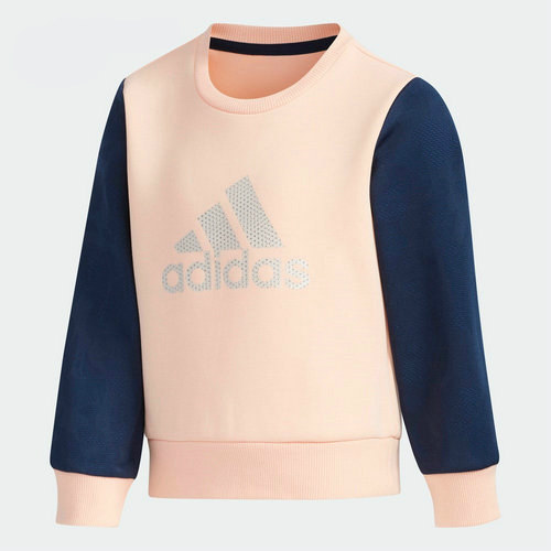 Adidas/阿迪达斯正品 春季小童训练运动套头卫衣DM7046 DU0210