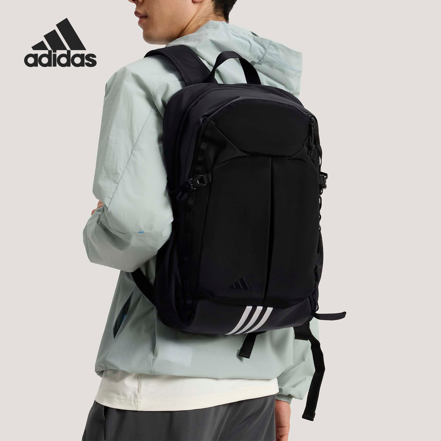 Adidas/阿迪达斯官方正品2026年新款男女款轻便耐磨双肩包KR2575