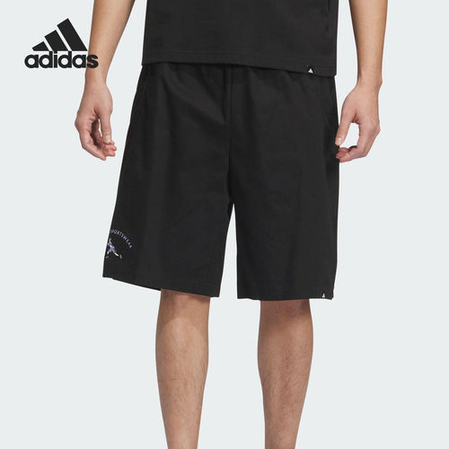 Adidas/阿迪达斯正品GFX SHORTS男士宽松居家休闲短裤JL6061