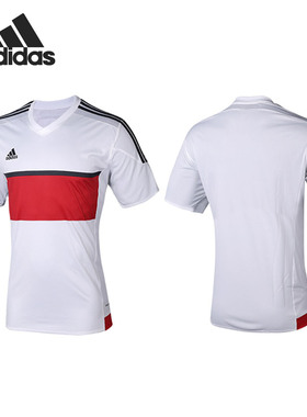 Adidas/阿迪达斯正品男子球衣运动训练足球短袖T恤队服AO1655