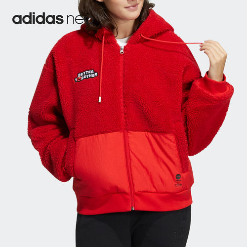 Adidas/阿迪达斯正品neo芝麻街联名新款女子运动棉服HD7281
