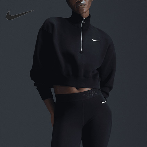 Nike/耐克正品Sportswear女士耐穿针织运动休闲套头衫DQ5767-010