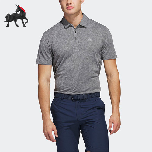 Adidas/阿迪达斯正品夏季男士透气印花运动休闲翻领POLO衫IA5449