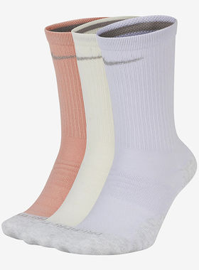 Nike/耐克正品  春季新品男女休闲运动长筒袜三双装 SX5566