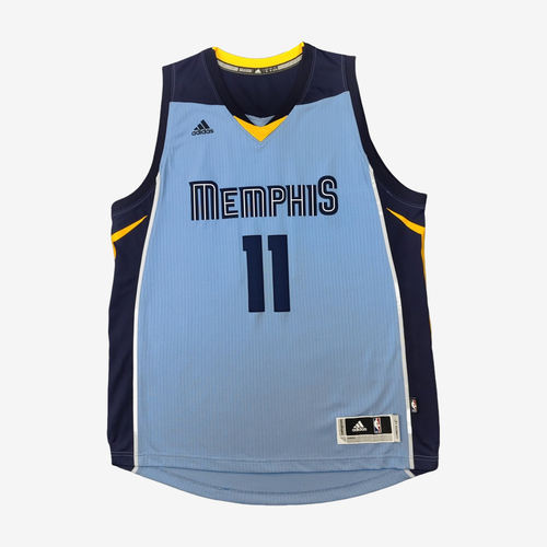 Adidas阿迪达斯正品NBA孟菲斯灰熊男女客场无袖V领篮球服AL5019