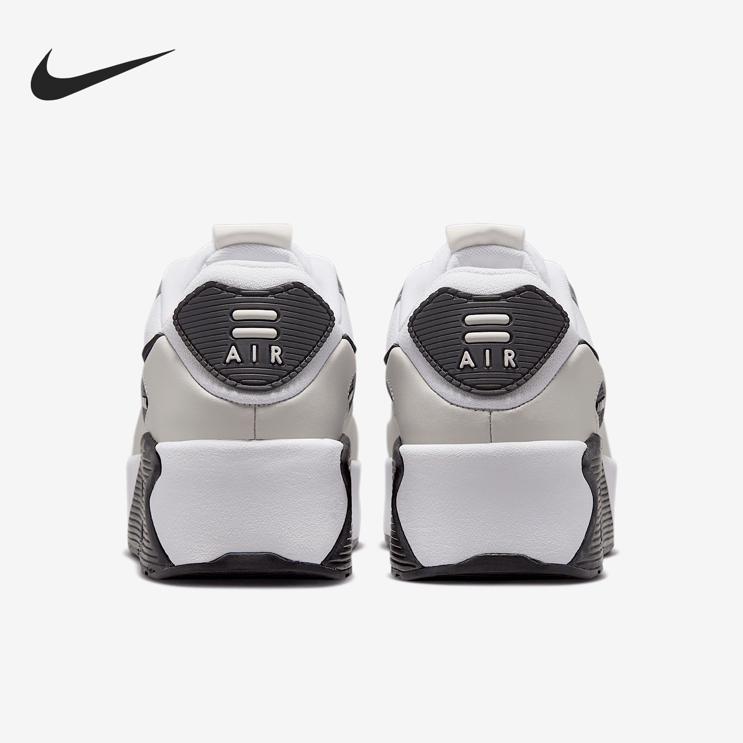 Nike/耐克正品Air Max 90女士厚底气垫拼接运动鞋IB0170-100