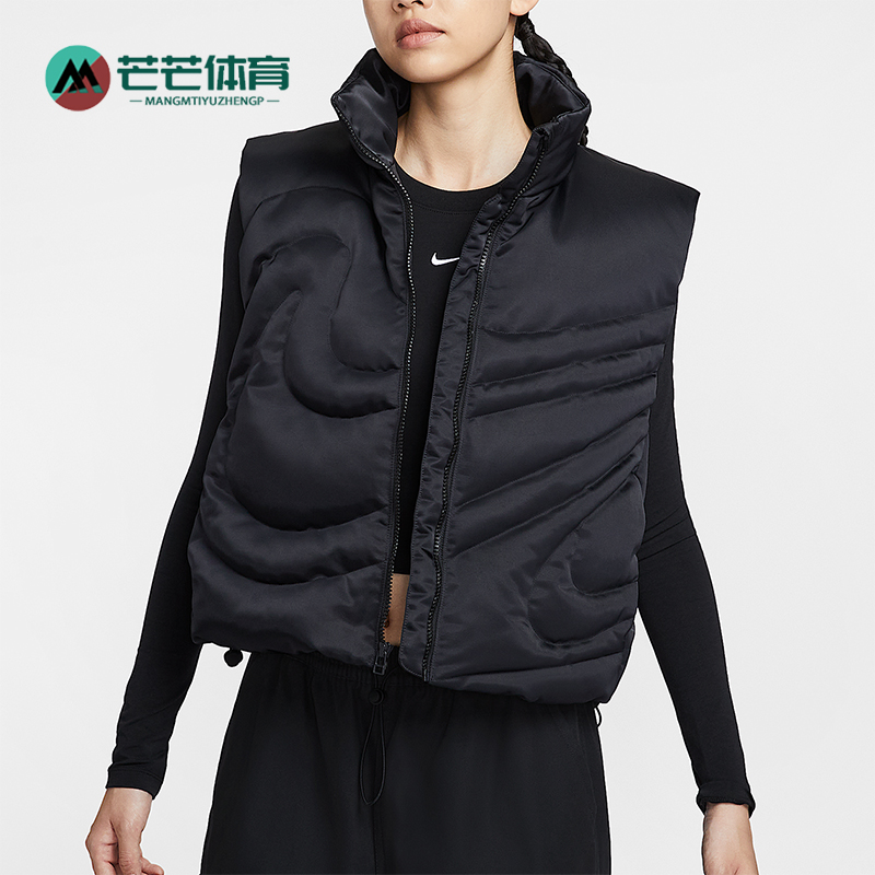 Nike/耐克正品Sportswear女士立领保暖时尚羽绒马甲IH8008-010