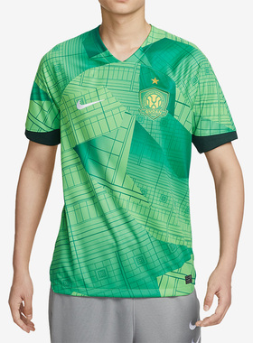 Nike/耐克正品新款男子运动时尚足球比赛训练T恤FN0546-308