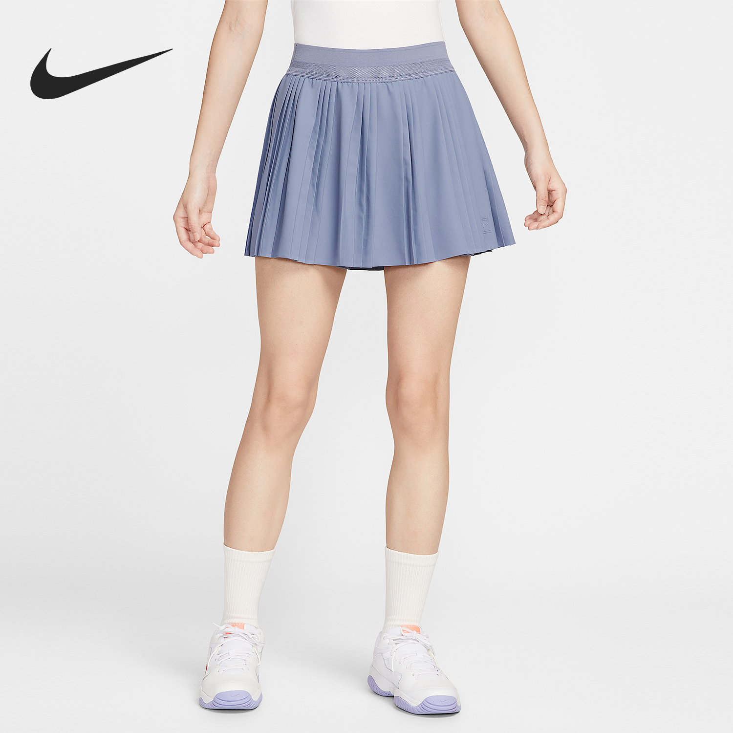 Nike/耐克正品Dri-FIT女士轻盈网球褶裥运动梭织短裙FZ6513-499