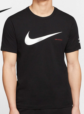 Nike/耐克正品新款男黑白色透气合身吸汗经典短袖T恤CK2252-010