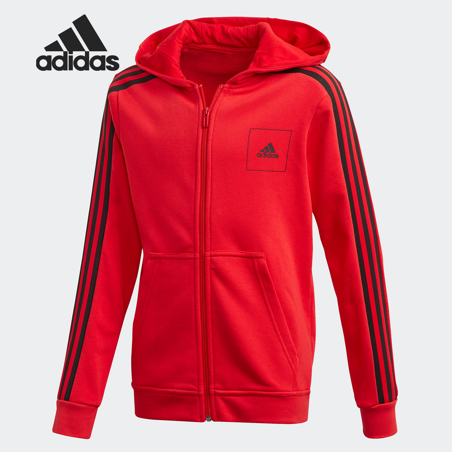 Adidas/阿迪达斯正品 当季新款男大童训练休闲运动外套 FM4837