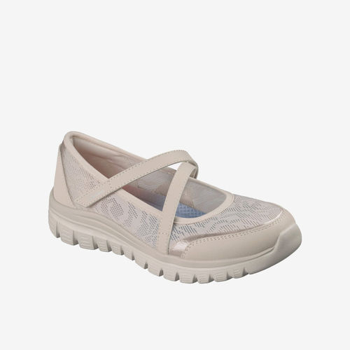 Skechers斯凯奇正品Modern Comfort女平底玛丽珍鞋100967-NAT