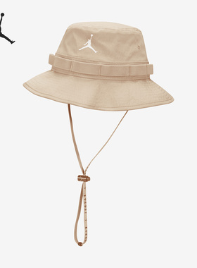 Nike/耐克正品JORDAN男女运动遮阳可调节渔夫帽FD5188-200