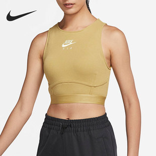 女子休闲简约无袖 运动背心T恤 耐克官方正品 DM6070 769 时尚 Nike