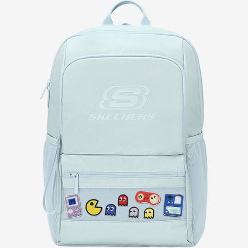 Skechers斯凯奇正品男女电脑插袋拉链旅行双肩背包L424K129-03GB