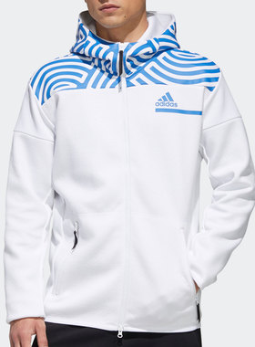 Adidas/阿迪达斯正品男子运动休闲拉链夹克外套GN5671