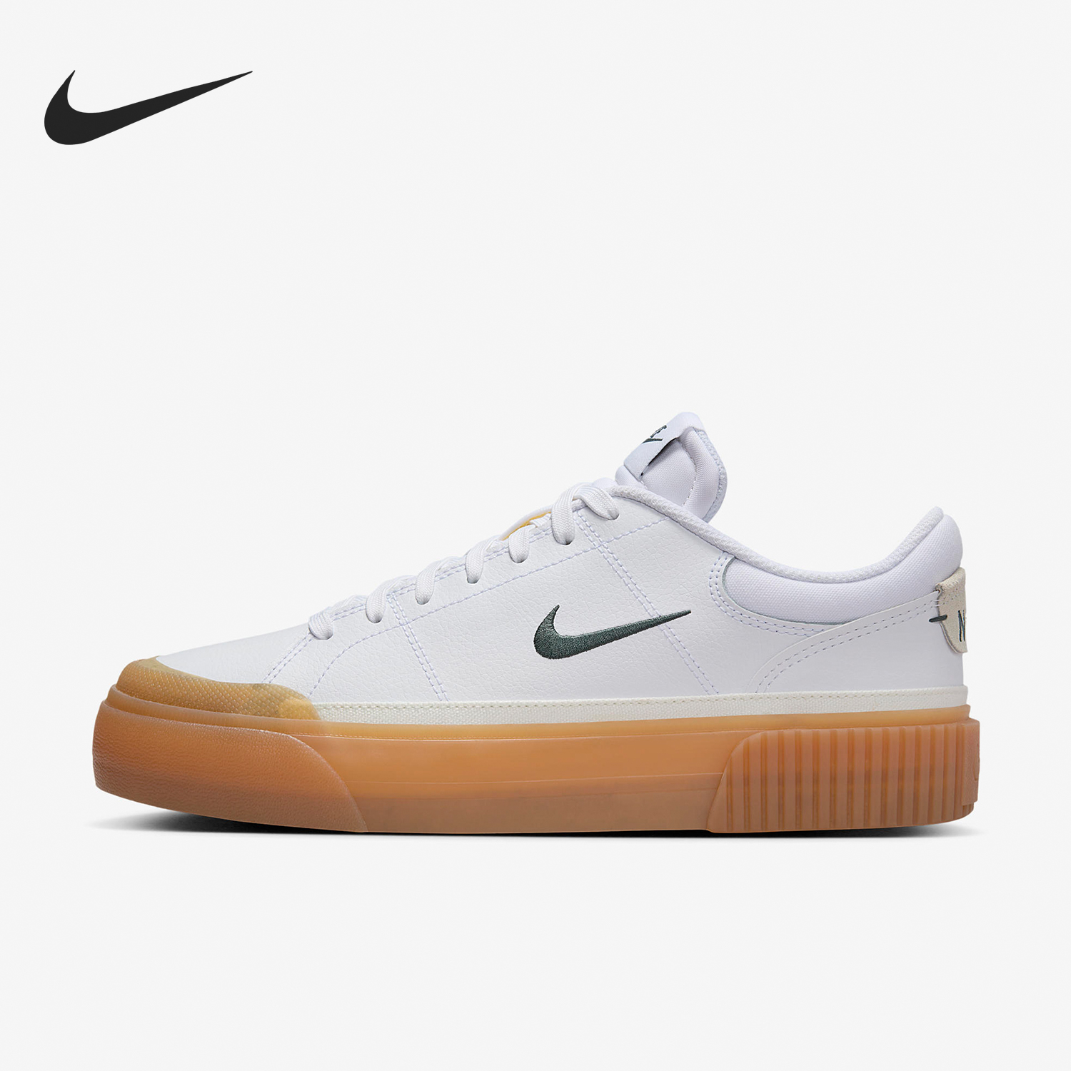 Nike/耐克官方正品2024新款女士简约休闲耐磨低帮板鞋FV5526-100