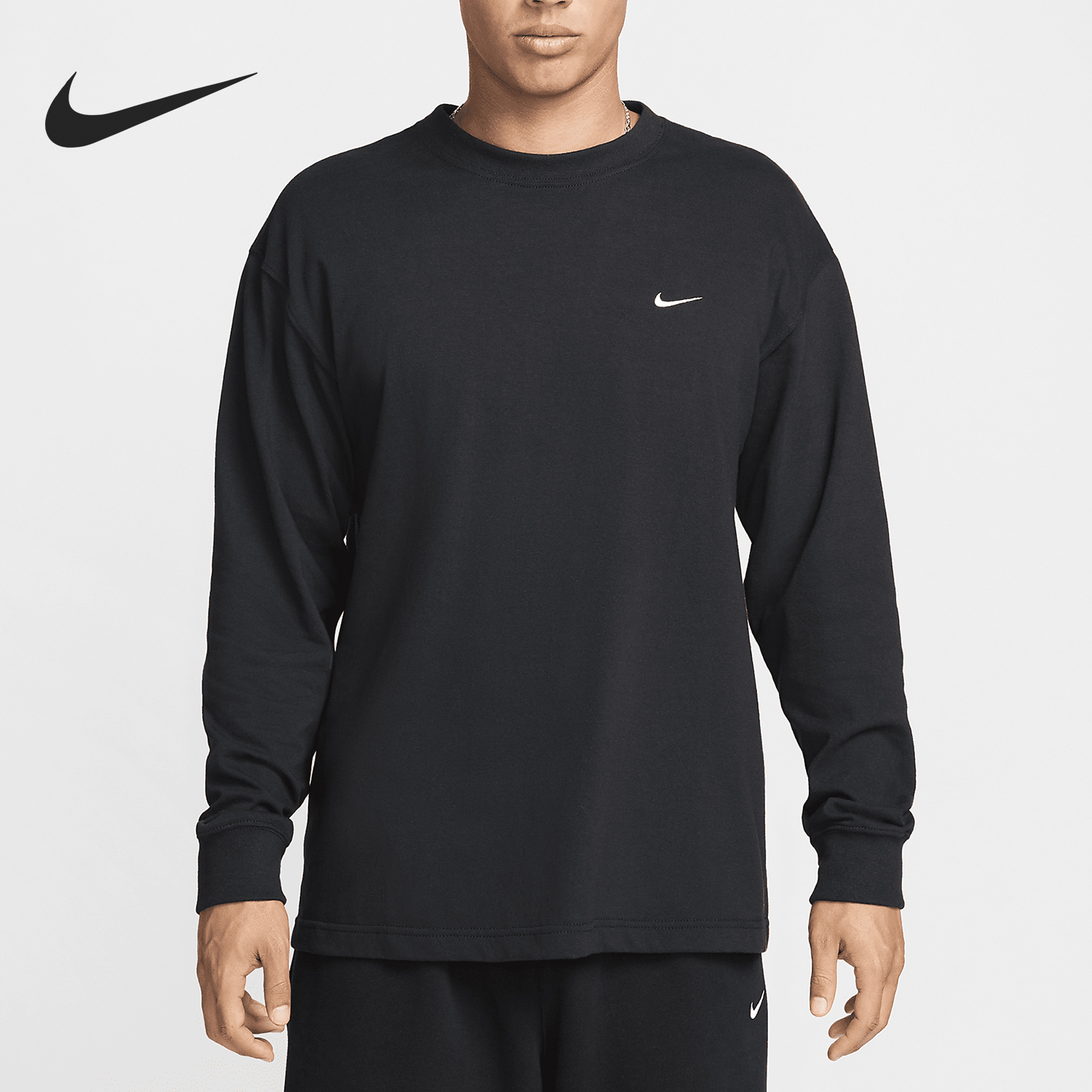 Nike/耐克正品2025秋季款男士圆领套头耐穿卫衣DN1574-010