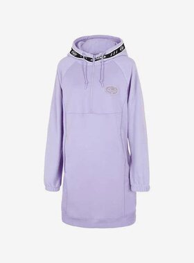 Skechers/斯凯奇正品秋季女子连帽休闲连衣裙P421W011