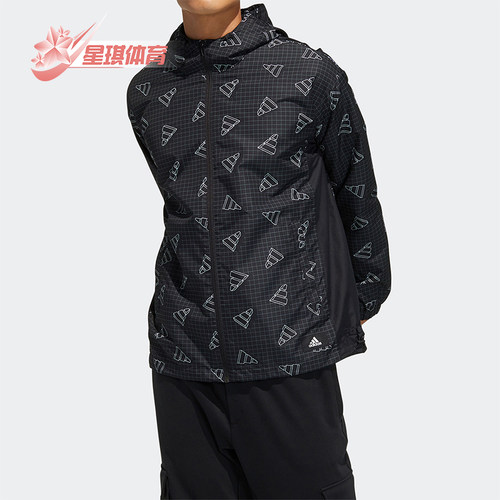 阿迪达斯休闲男子运动外套正品
