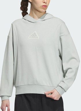 Adidas/阿迪达斯正品冬季新款女子运动休闲连帽卫衣IP7077