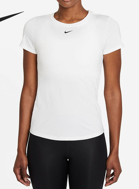 Nike/耐克正品女子圆领透气弹力训练运动短袖T恤DD0627-100