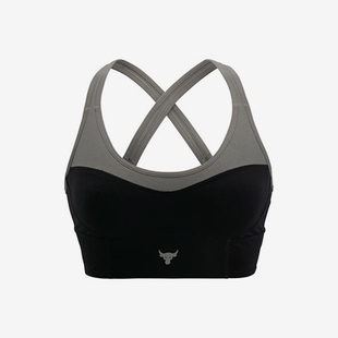 Rock强森女子拼色训练运动内衣1380191 Project 002 安德玛正品