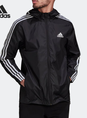 Adidas/阿迪达斯正品当季新款男子训练连帽运动外套HE4321