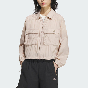 Adidas JKT女士抗风拉链夹克外套JI9800 阿迪达斯正品