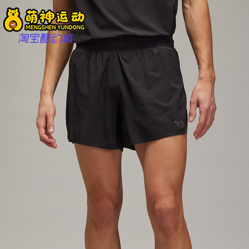 Adidas/阿迪达斯正品Y-3男士时尚印花中腰松紧运动短裤JN4887