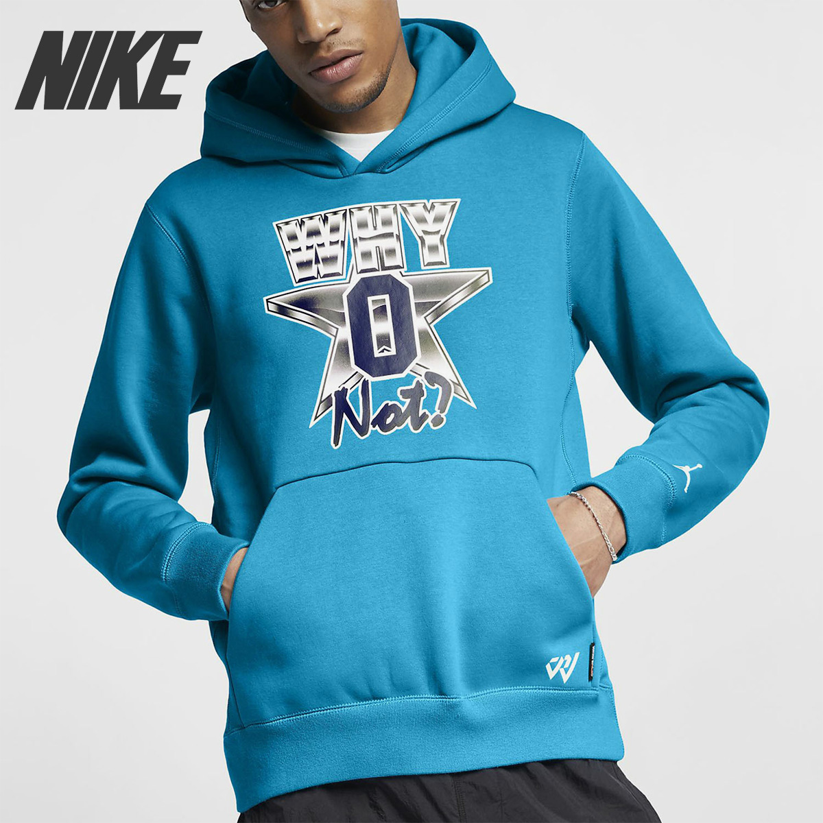 Nike/耐克正品 男子针织威少运动休闲连帽套头衫卫衣 AV4773-444