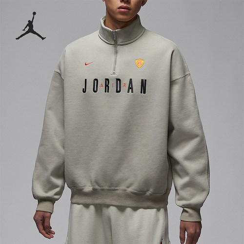 Nike/耐克正品Jordan Flight男士加绒经典卫衣套头衫IF1817-334
